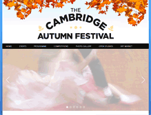 Tablet Screenshot of cambridgeautumnfestival.co.nz